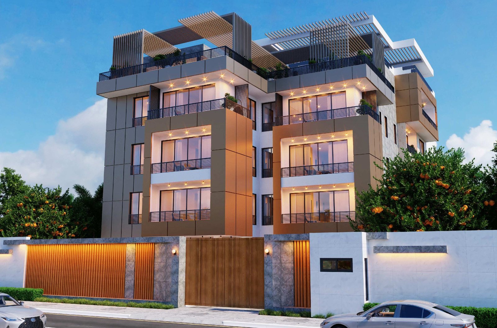 Ahlijah Towers Front View